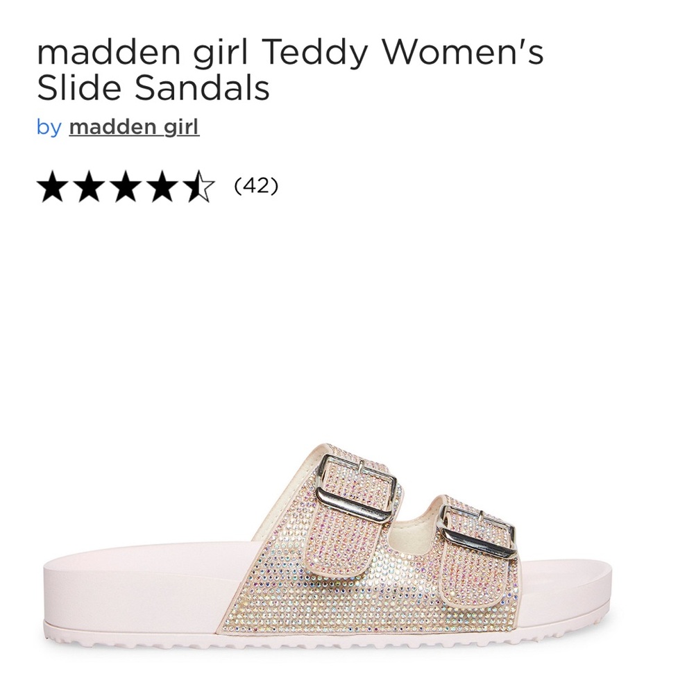 🔥SALE🔥madden girl Teddy Women's Slide Sandals size 10